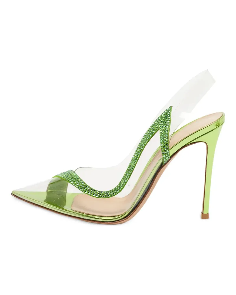 Gianvito Rossi Hortensia Pumps mit Kristallen - Grün Grün