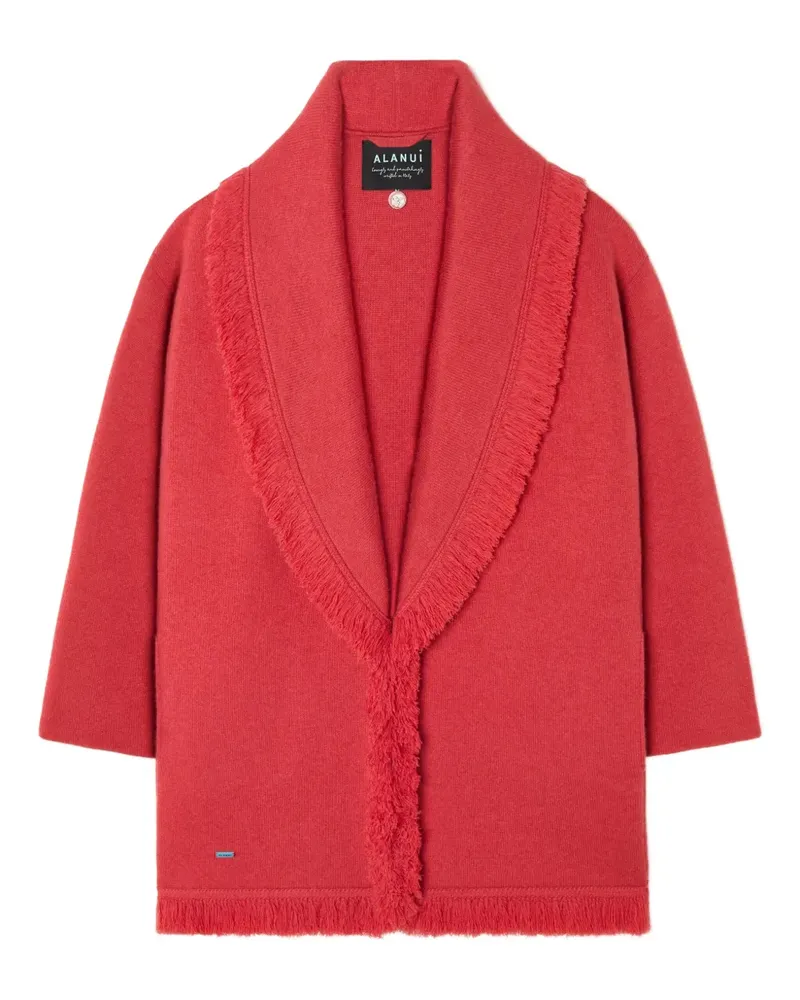 Alanui Mantel mit Fransen - Rot Rot