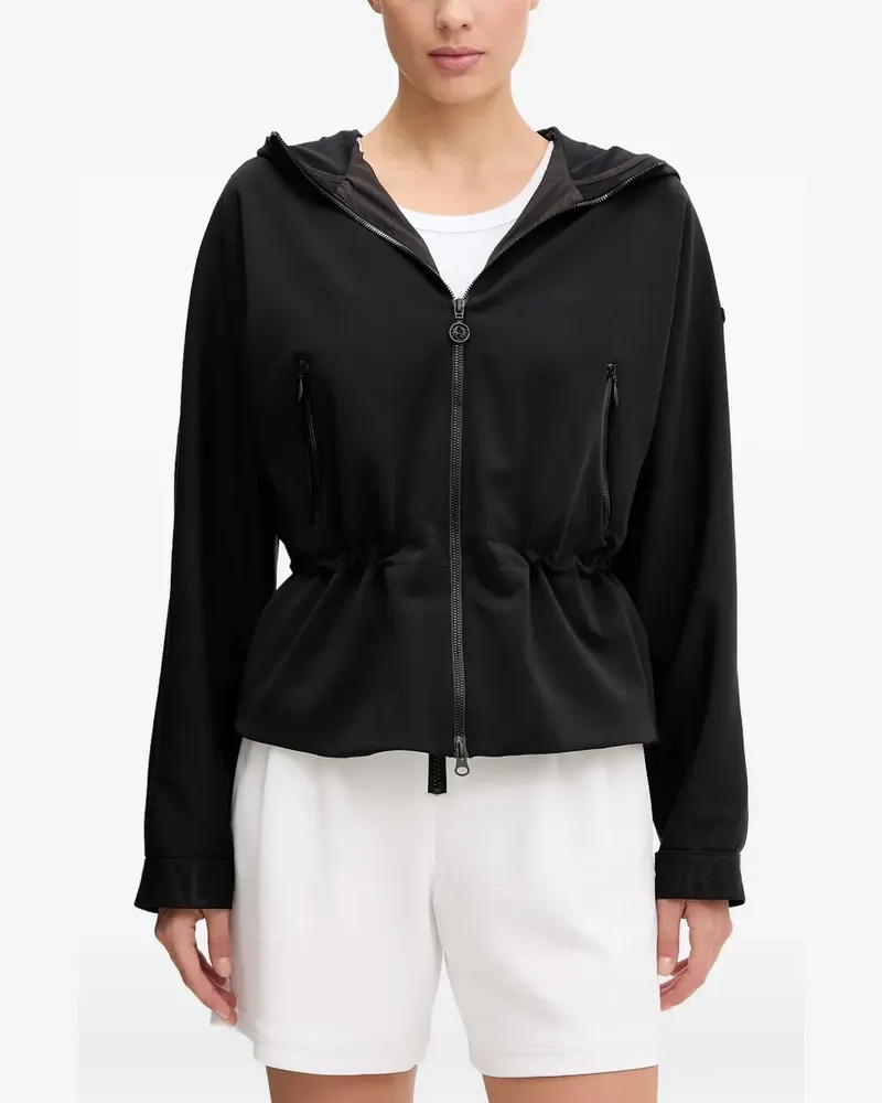 Sportalm embroidered drawstring jacket - Schwarz Schwarz