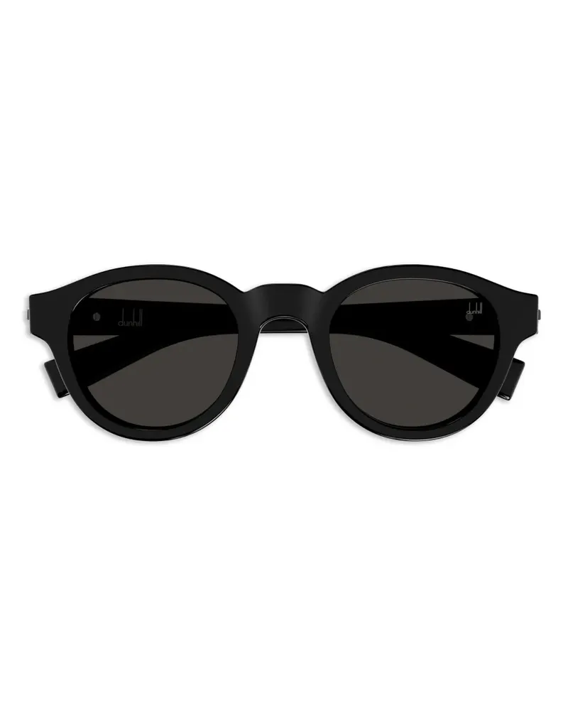 Dunhill Runde Sonnenbrille - Schwarz Schwarz