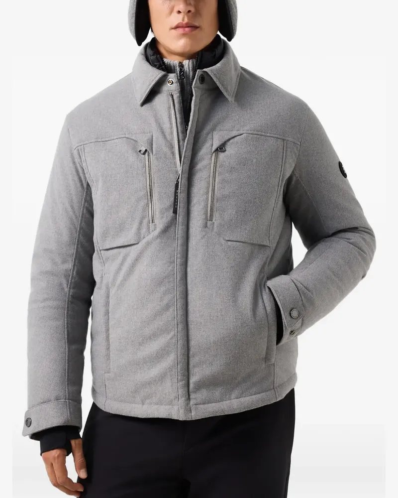 Bogner Flave padded flannel jacket - Grau Grau