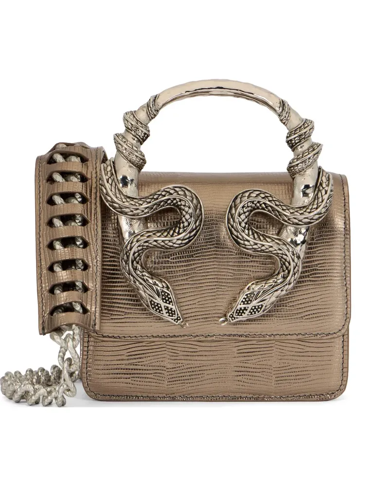 Roberto Cavalli Serpentine tote bag - Silber Silber