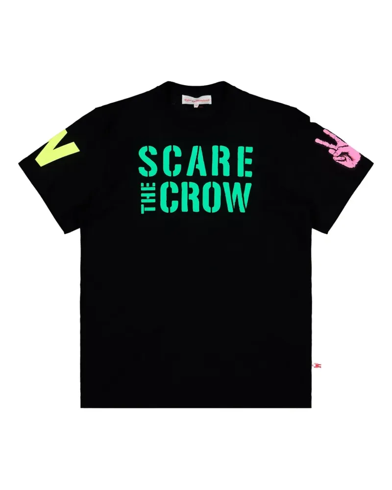 Walter van Beirendonck Scare the Crow T-Shirt mit grafischem Print - Schwarz Schwarz