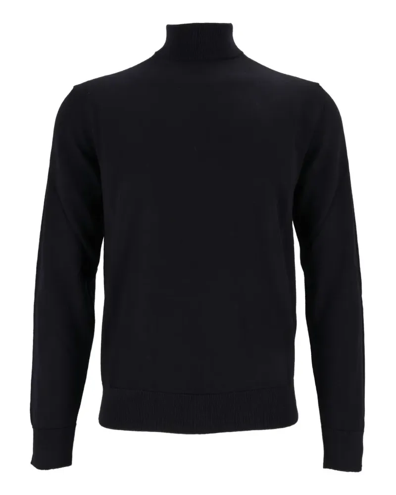 Ballantyne Pullover mit geripptem Saum - Schwarz Schwarz