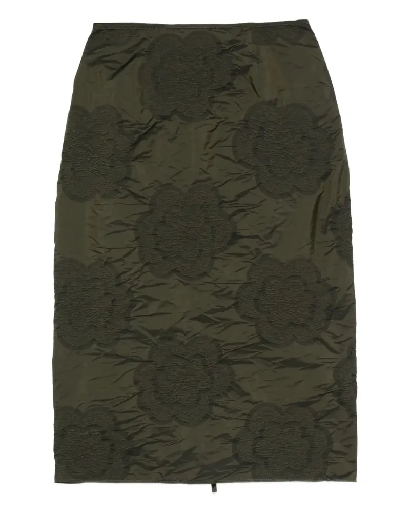 Cecilie Bahnsen Rock mit Blumenmotiv - Grün Grün