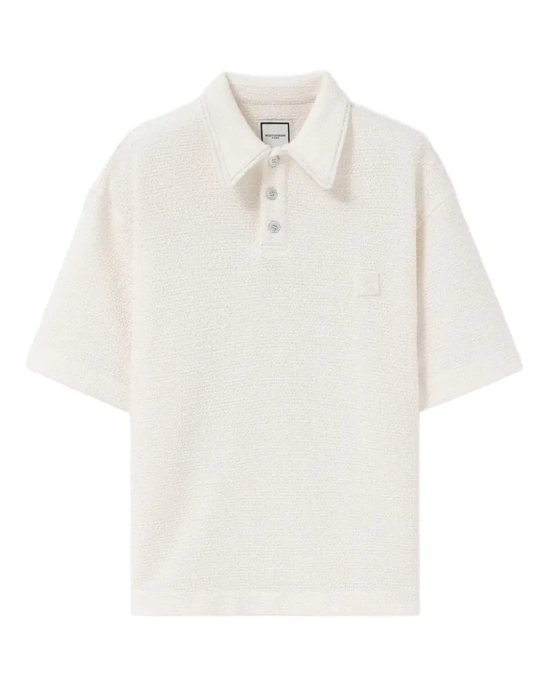 Wooyoungmi Gestricktes Poloshirt - Weiß Weiß
