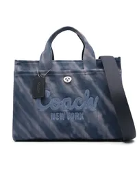 Coach Cargo 26 Batik-Handtasche Blau