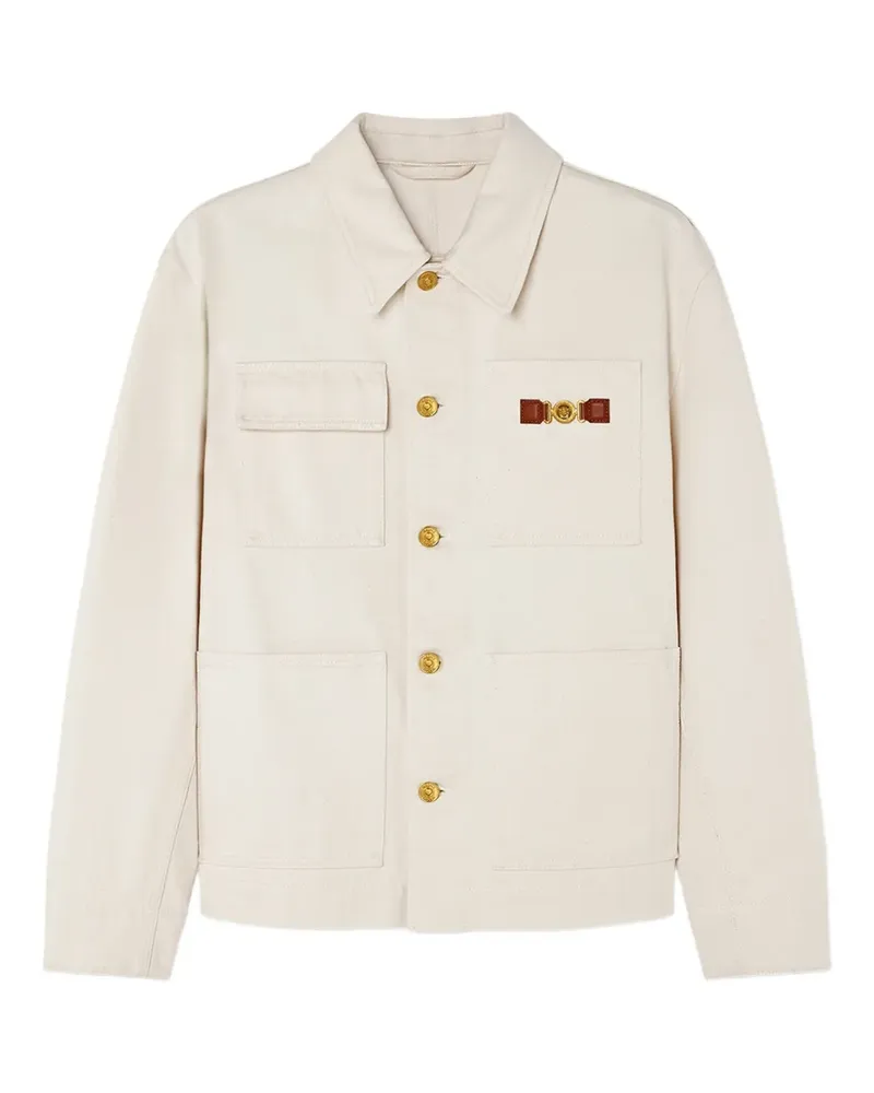 Versace Medusa Biggie Jeansjacke - Nude Nude