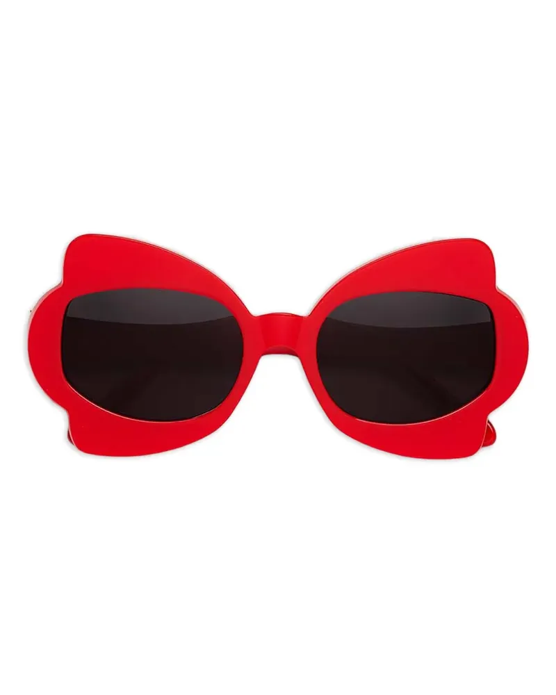 Marni Sonnenbrille mit geometrischem Gestell - Rot Rot