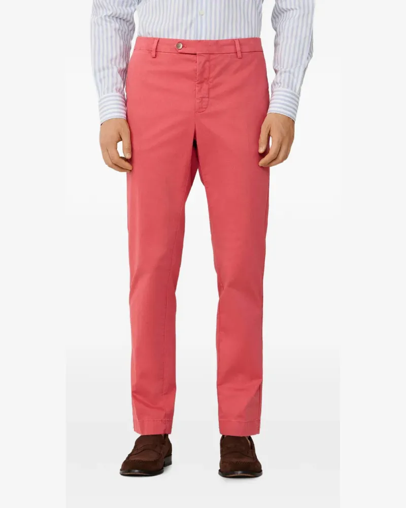Hackett Kensington Hose mit schmalem Schnitt - Rot Rot