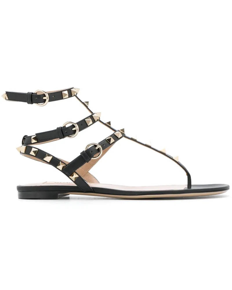 Valentino Garavani Rockstud Flip-Flops - Schwarz Schwarz
