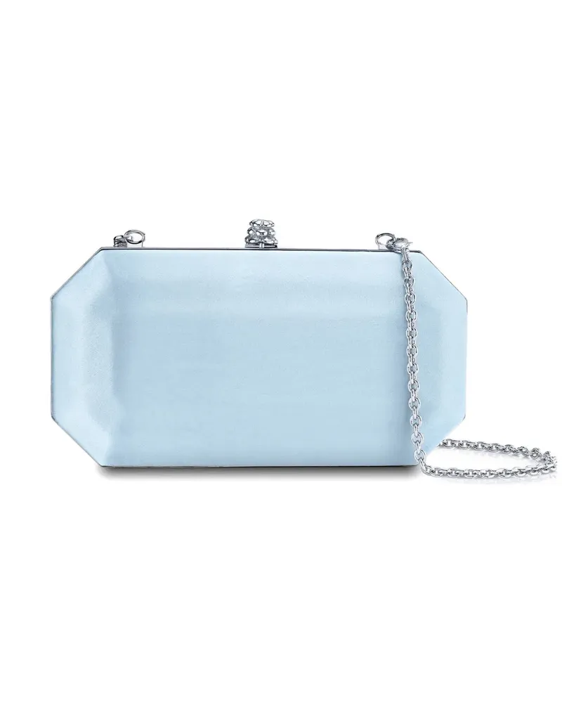 Tyler Ellis small Perry Pinecone-closure clutch bag - Blau Blau