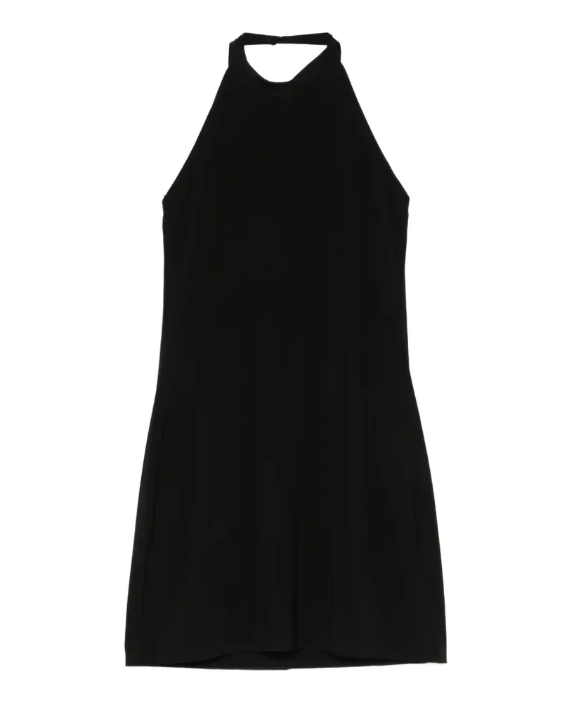 Norma Kamali halterneck mini dress - Schwarz Schwarz