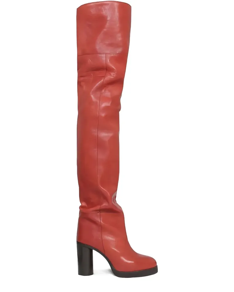 Isabel Marant over-the-knee heeled boot - Rot Rot
