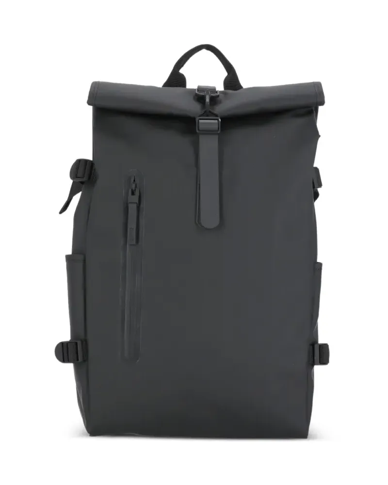 RAINS roll-top backpack - Schwarz Schwarz