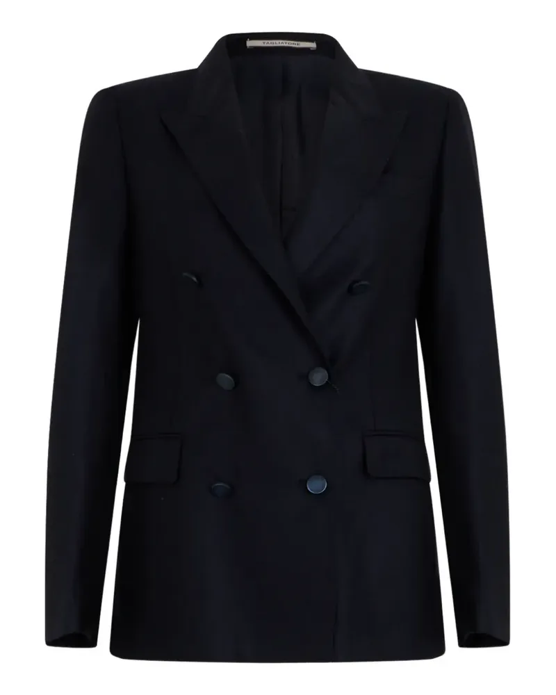 Tagliatore Doppelreihiger Blazer - Schwarz Schwarz