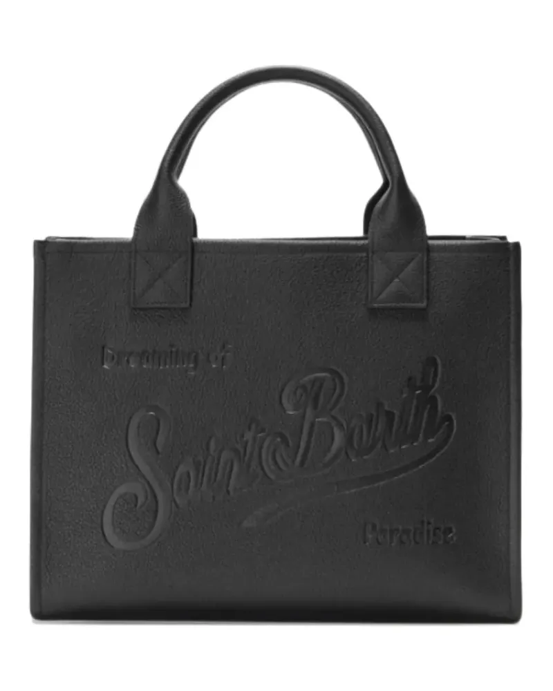 MC2 Saint Barth Großer Vanity Tote Bag mit Prägung - Schwarz Schwarz