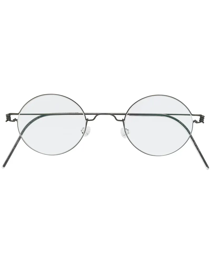 Lindberg Runde 'Corona' Brille - Schwarz Schwarz
