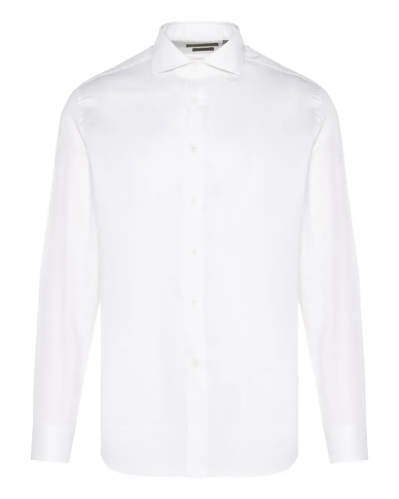 Corneliani Langärmeliges Hemd - Weiß Weiß