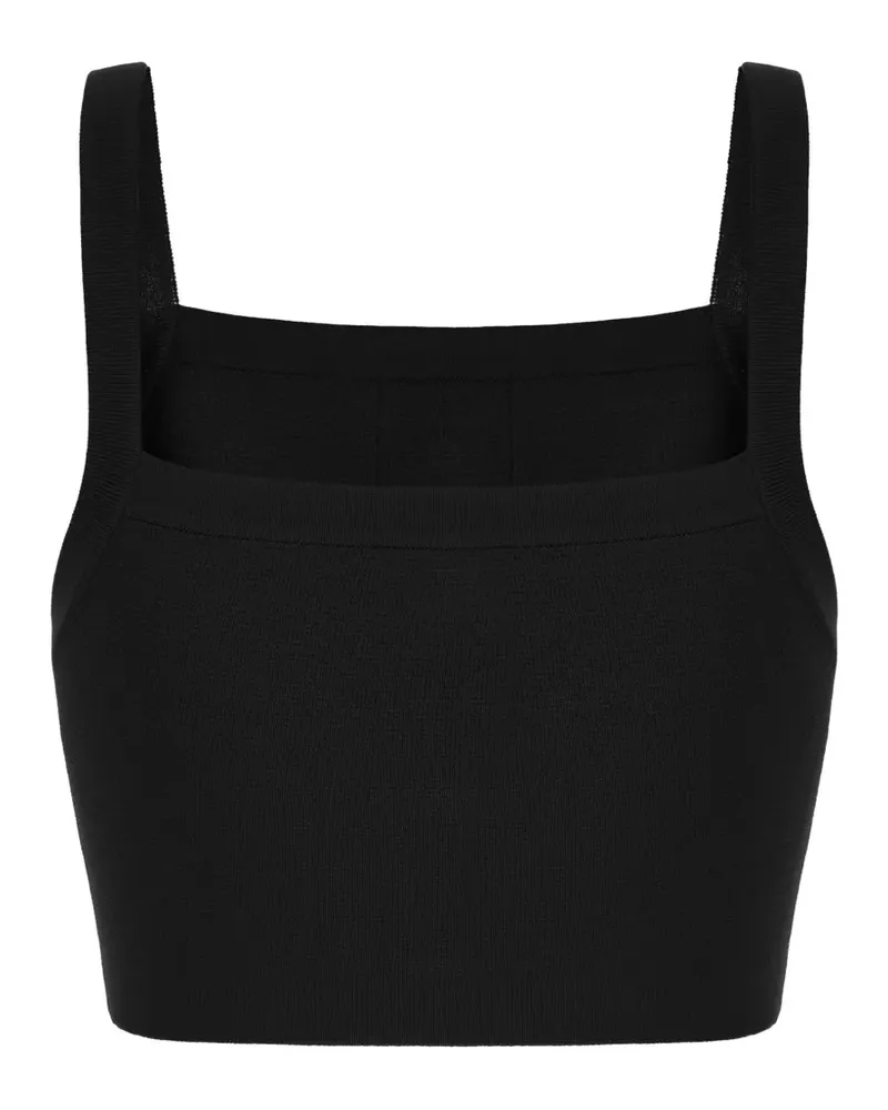 Balmain Oberteil mit Knöpfen - Schwarz Schwarz