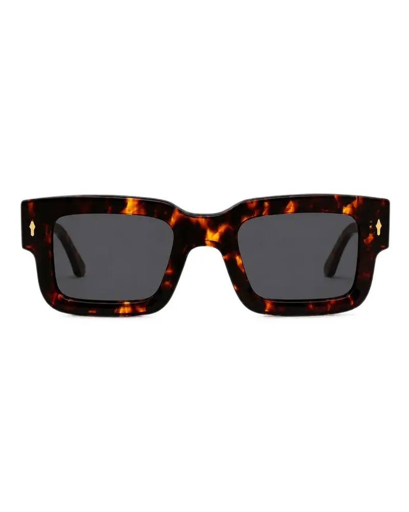 Kat Maconie Sora tortoiseshell-effect square-frame sunglasses - Braun Braun