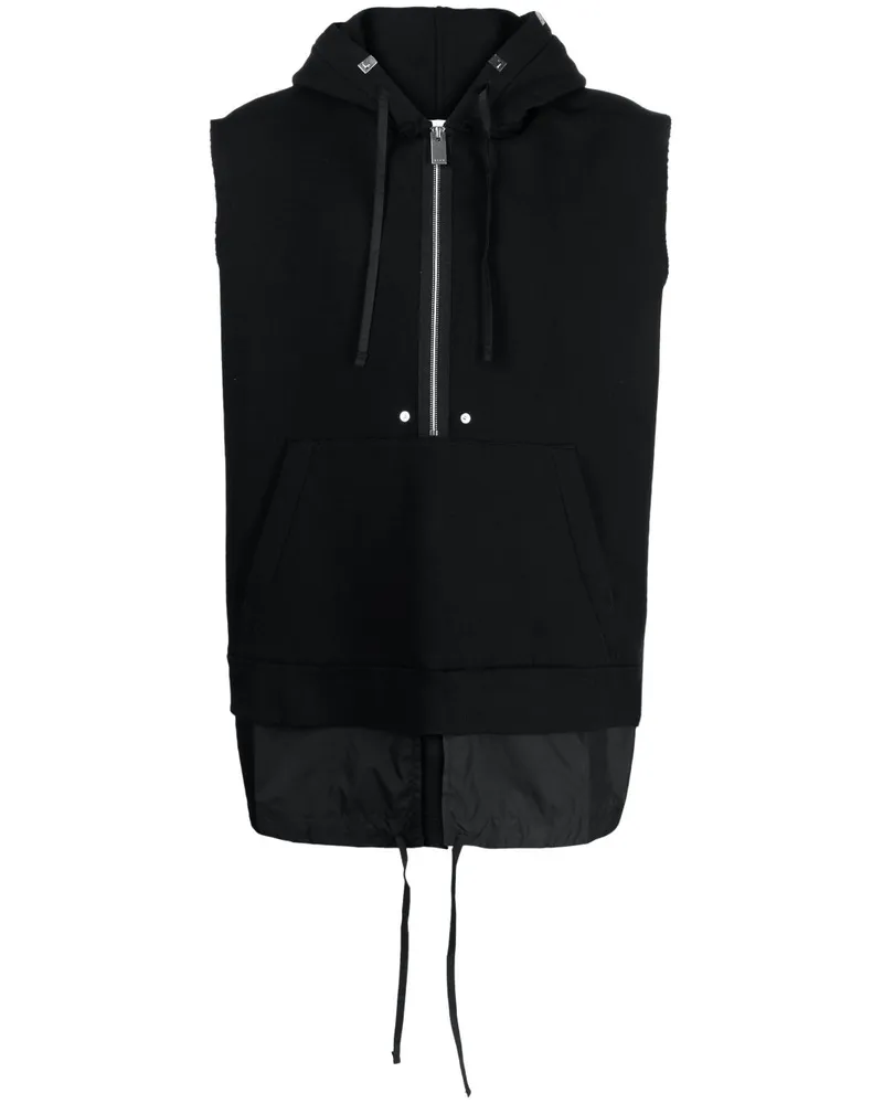 1017 ALYX 9SM Ärmelloser Hoodie mit Reißverschluss - Schwarz Schwarz