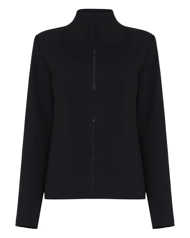 Gloria Coelho Cardigan mit Stehkragen - Schwarz Schwarz