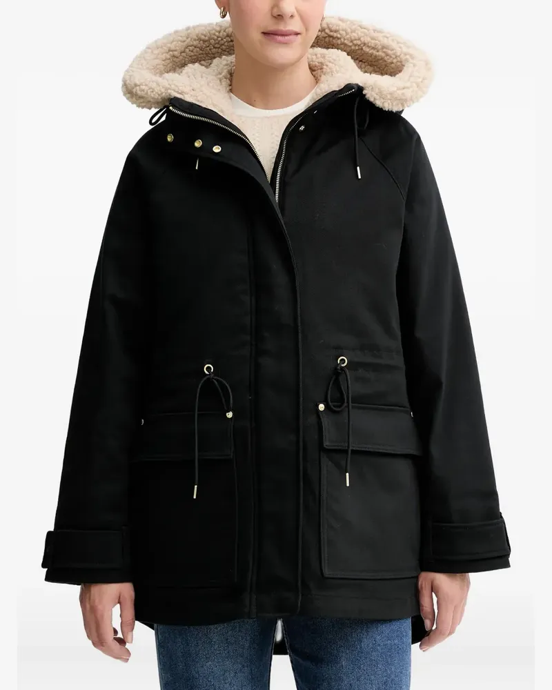 Marc O'Polo Kapuzenjacke mit Kordelzug - Schwarz Schwarz
