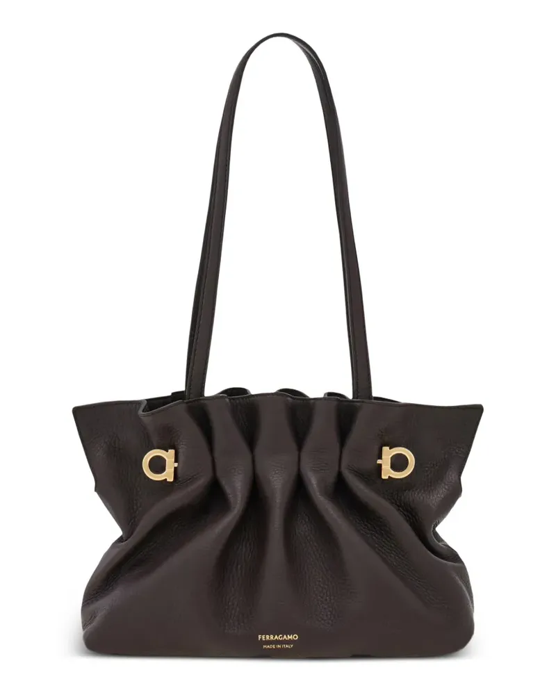 Ferragamo Weiche Tasche (S) - Braun Braun