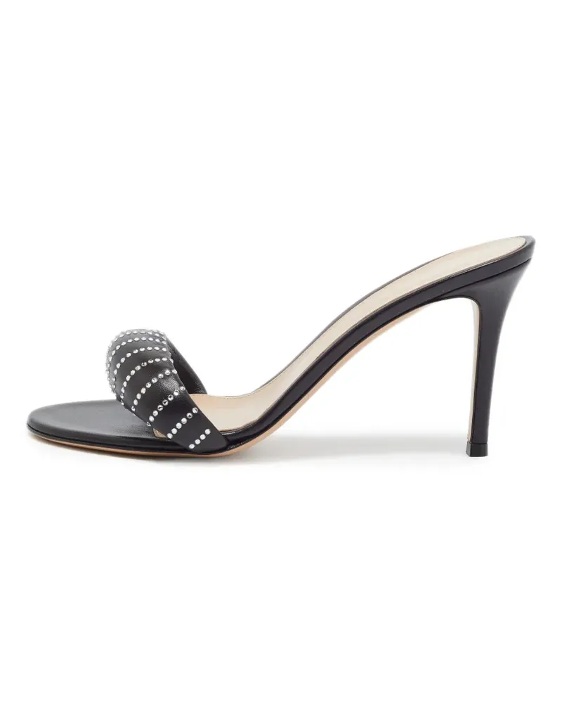 Gianvito Rossi Bijoux Sandalen mit Kristallen - Schwarz Schwarz