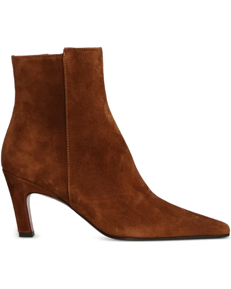 FESTA Milano Yanira suede heeled boots - Braun Braun