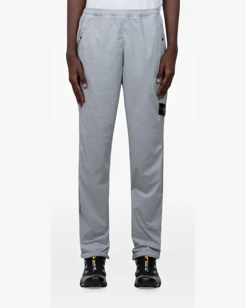 Stone Island Jogginghose mit Logo-Patch - Grau Grau