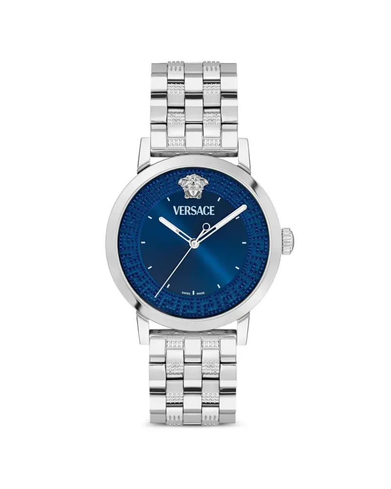 Versace Edelstahl 40mm - Blau Blau