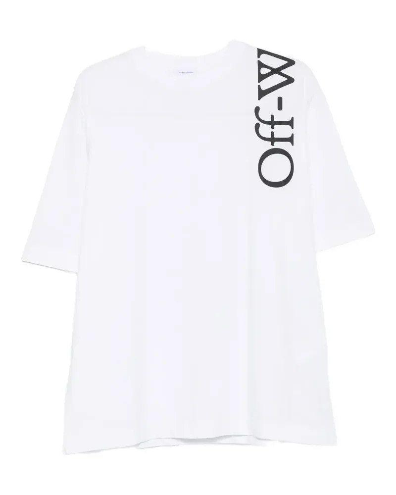 OFF-WHITE logo-print T-shirt - Weiß Weiß