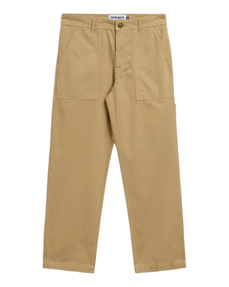 Sebago Milton herringbone trousers - Nude Nude