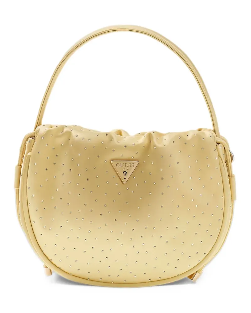 Guess Elsie rhinestones mini handbag - Gold Gold