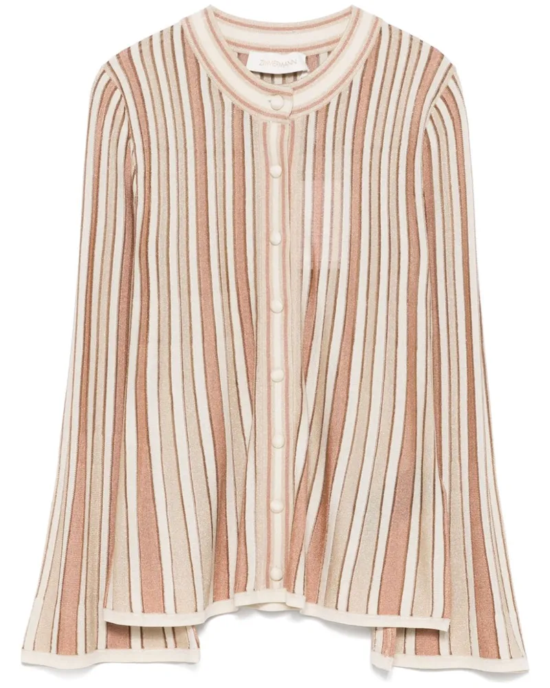 Zimmermann Crush Cardigan - Nude Nude