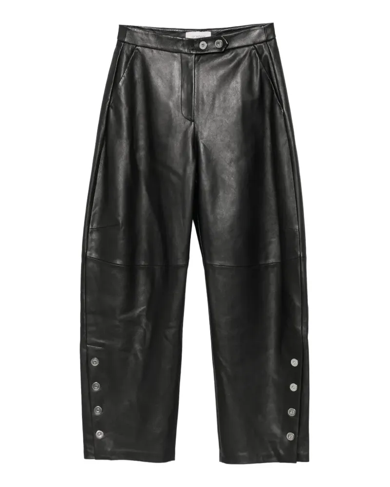 SPORTMAX Hose mit Zierknöpfen - Schwarz Schwarz