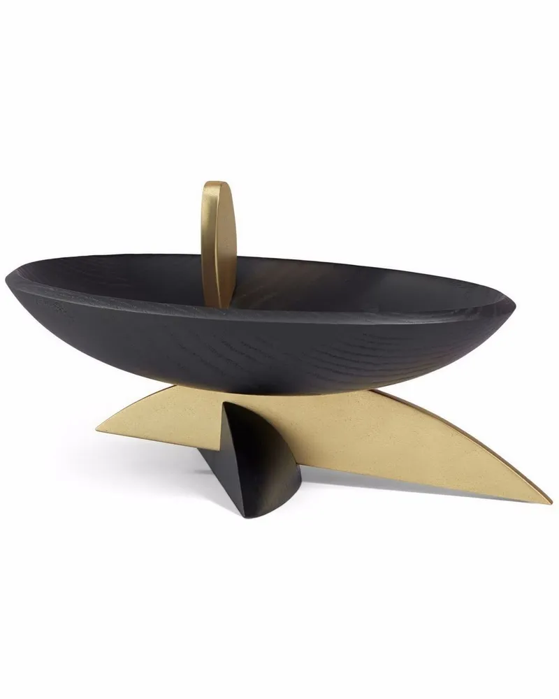 L’OBJET Ovale Kelly Behun Schale - Schwarz Schwarz