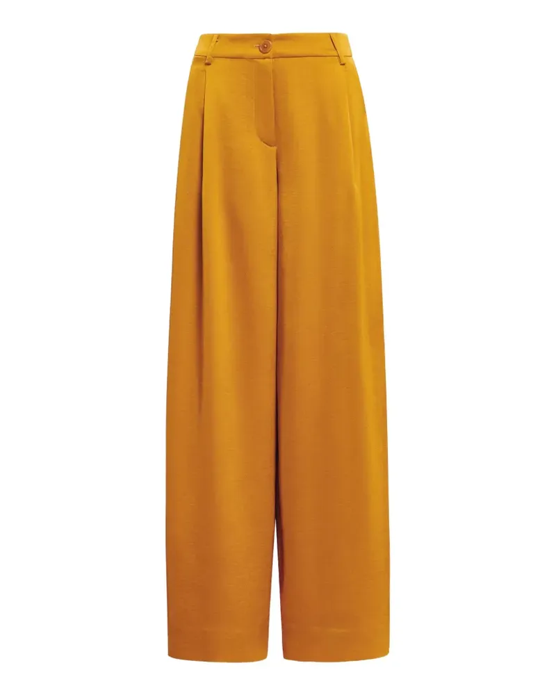 Essentiel Katerina Satinhose mit Falten - Gelb Gelb
