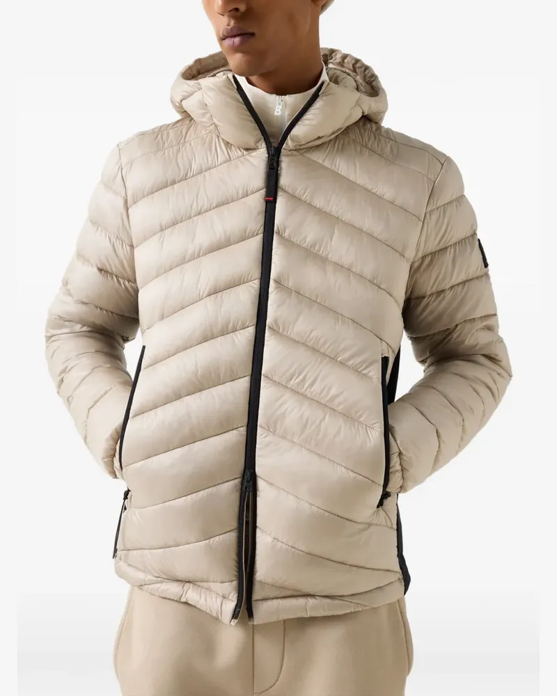 Bogner Fire & Ice Elvis quilted hooded jacket - Nude Nude
