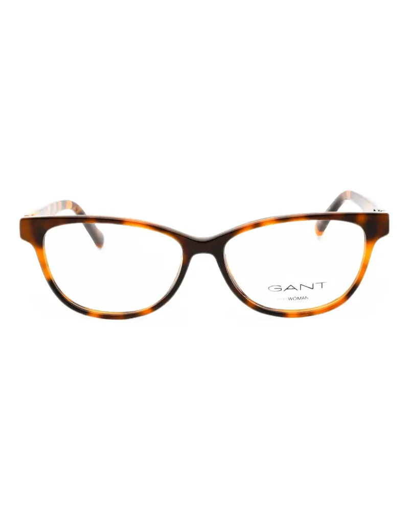 Gant tortoiseshell-effect cat-eye glasses - Braun Braun