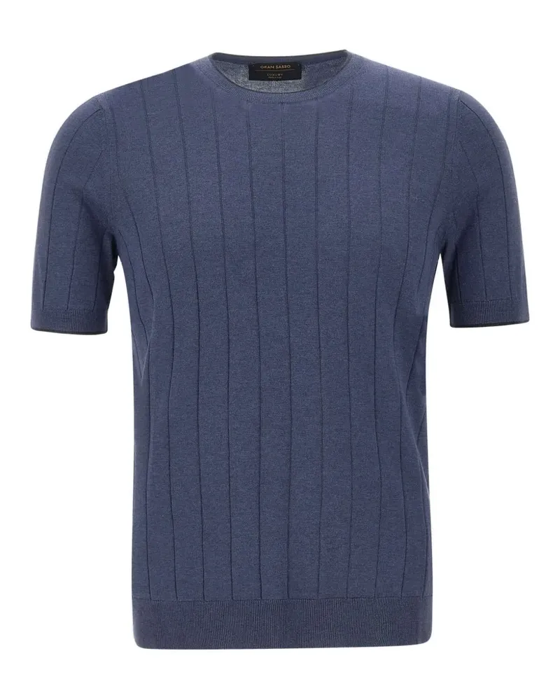Gran Sasso crew-neck T-shirt - Blau Blau