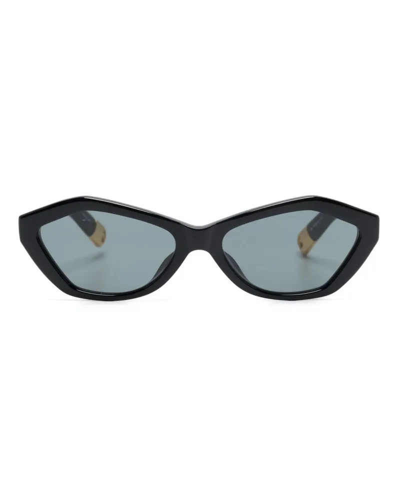 Jacquemus Les Lunettes Bambino Cat-Eye-Sonnenbrille - Schwarz Schwarz