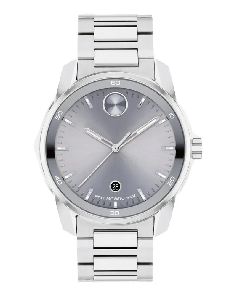 Movado 42mm Bold Verso watch - Silber Silber