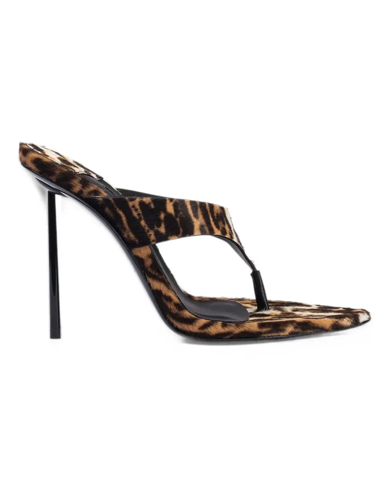 Le Silla Gisele leopard-print sandals - Braun Braun
