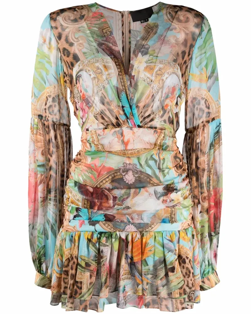 Philipp Plein Minikleid mit Print - Nude Nude