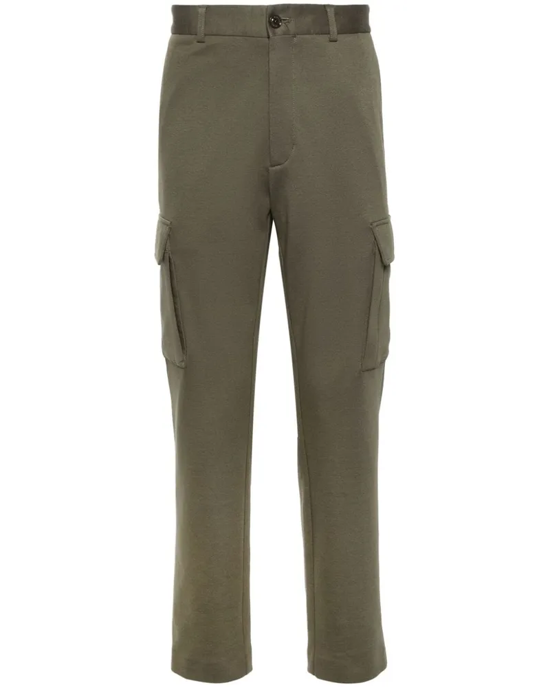 Moncler Tapered-Cargohose mit hohem Bund - Grün Grün