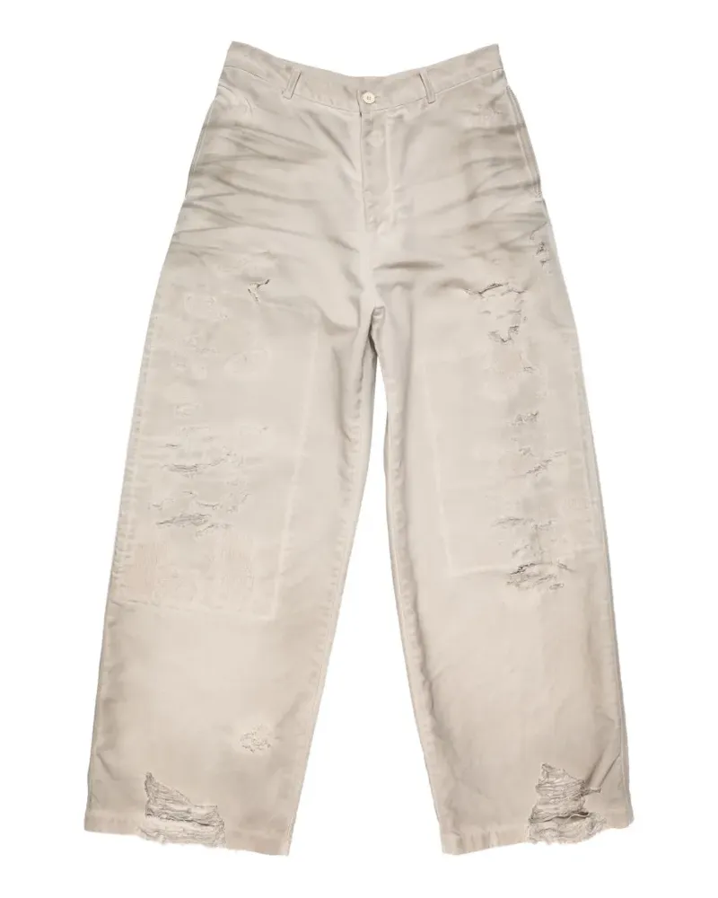 Acne Studios Hose im Distressed-Look - Nude Nude