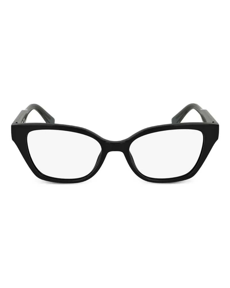 Lacoste Brille mit Cat-Eye-Gestell - Schwarz Schwarz